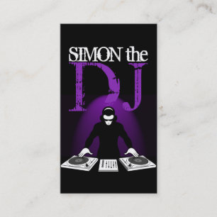 Carte de visite de DJ Music Club Entertainment  