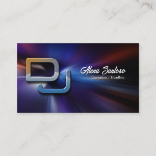 Carte de visite de DJ Musique