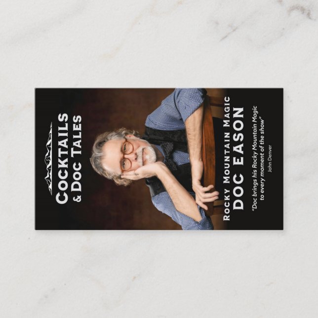 Carte de visite de Doc Eason, Magicien (Devant)