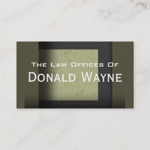 Carte de visite de "Donald Wayne"