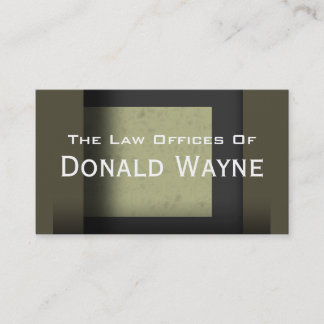 Carte de visite de "Donald Wayne"