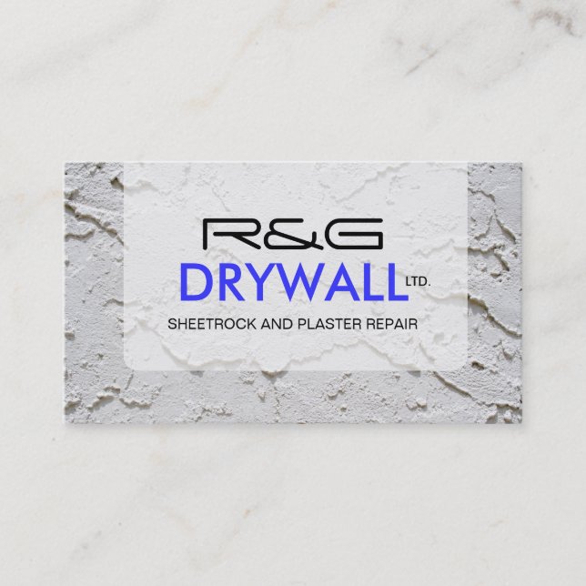 CARTE DE VISITE DE DRYWALL COMPANY (Devant)