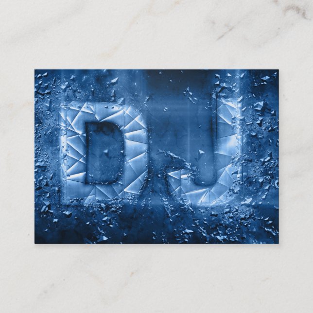 Carte de visite de explosion bleu professionnel de (Devant)