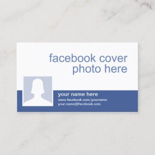 Carte de visite de Facebook CC0213