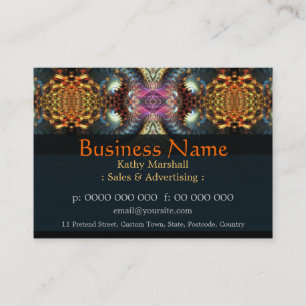 Carte de visite de fantasy New Age