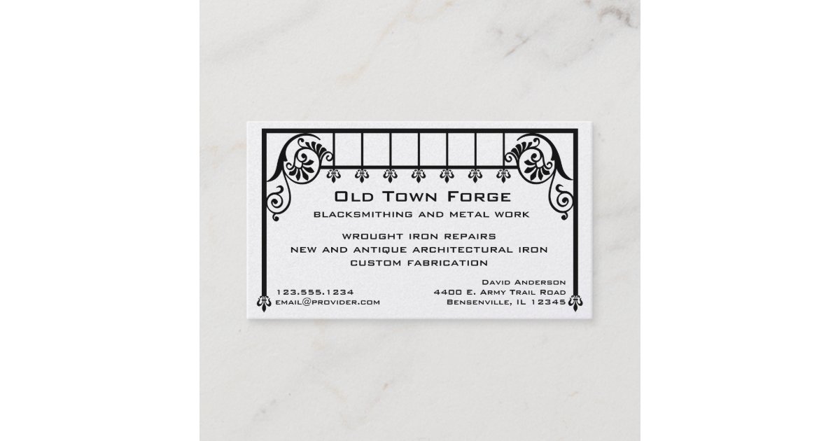 Carte De Visite De Fer Travaille Zazzle Fr Carte De Visite De Fer Travaille Zazzle Fr