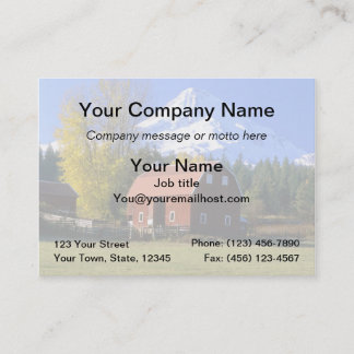 Carte de visite de ferme