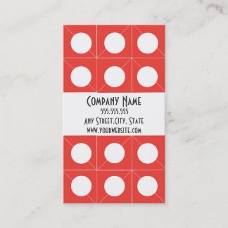 Carte de visite de fidélité de client