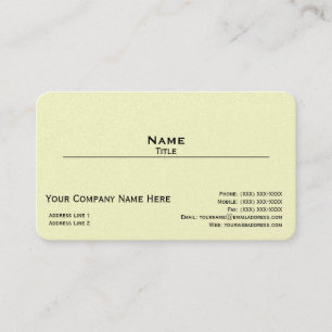 Carte de visite de finition de perle Iridescente (