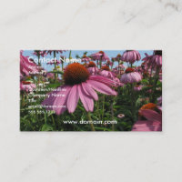 Carte de visite de fleur de cône