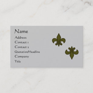 Carte de visite de Fleur de Lis