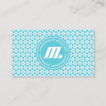 Carte de visite de fleur d'hydratation de M