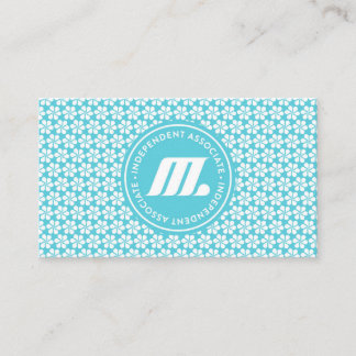 Carte de visite de fleur d'hydratation de M