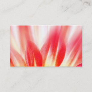 Carte de visite de fleurs