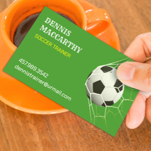 Carte de visite de football