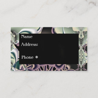 Carte de visite de fractale de mélangeur