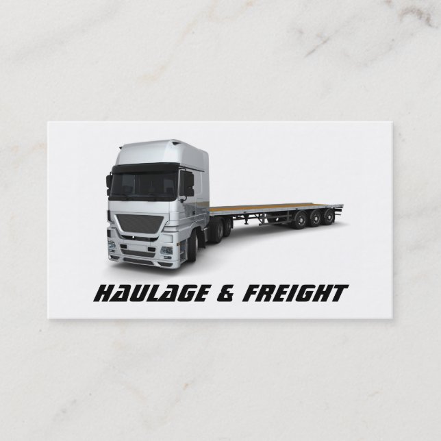 Carte de visite de fret et de fret (Devant)