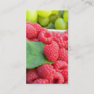 Carte de visite de fruits frais