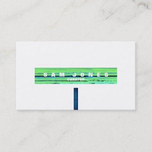 Carte de visite de galerie d'art moderne