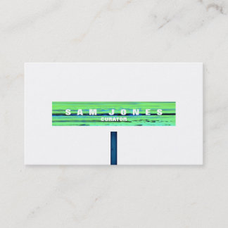 Carte de visite de galerie d'art moderne