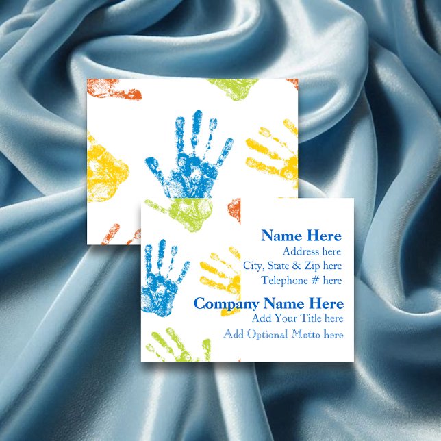 Carte de visite de garderie pour enfants (Créateur téléchargé)