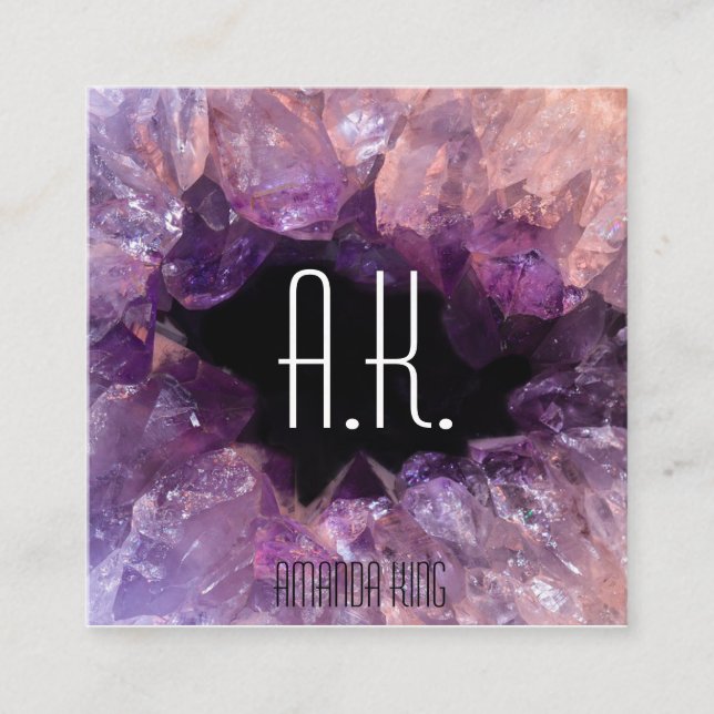 carte de visite de géode (Devant)