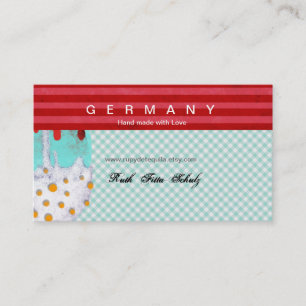 Carte de visite de glace