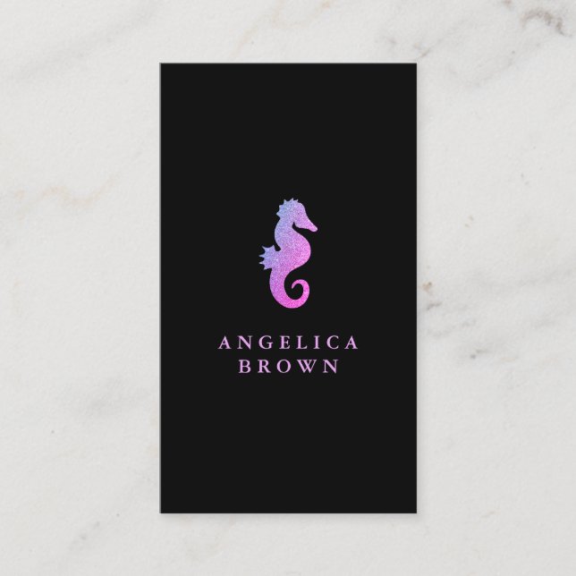 Carte de visite de Glıtter Seahorse (Devant)