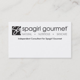 Carte de visite de gourmet de Spagirl
