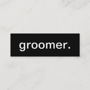 Carte de visite de Groomer