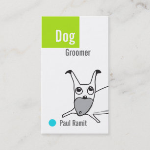 Carte de visite de Groomer de chien