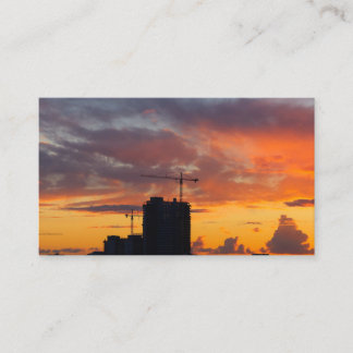 carte de visite de grue de tour