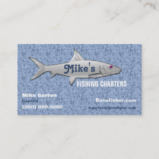 Carte de visite de guide de pêche