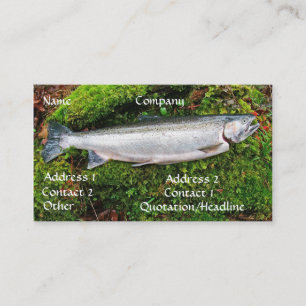 Carte de visite de guide de pêcheurs