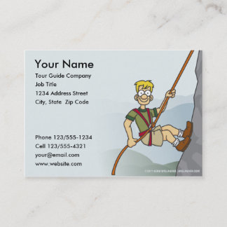 Carte de visite de guide touristique
