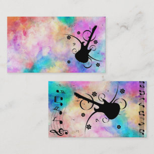 Carte de visite de guitare