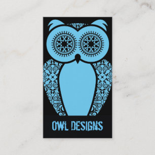 Carte de visite de hibou de StellaRoot Hootie sur