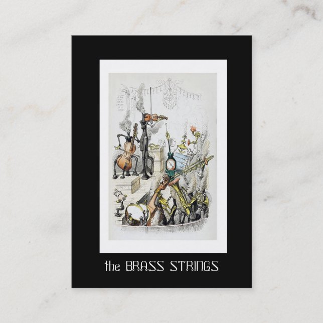 Carte de visite de J J Grandville pour des (Devant)