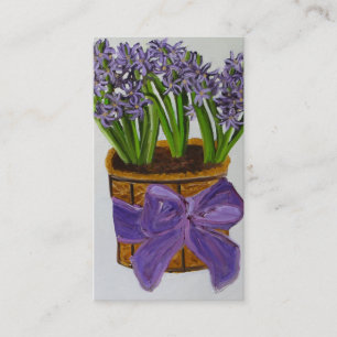 Carte de visite de jacinthe