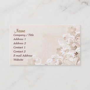 Carte de visite de jardin urbain