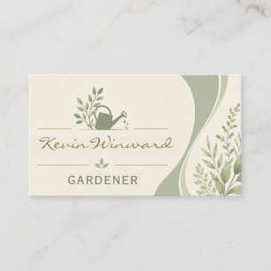 Carte de visite de jardinier