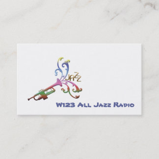 Carte de visite de jazz