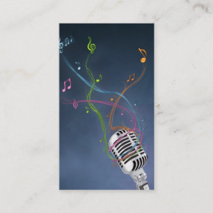 Carte de visite de jockey de disque