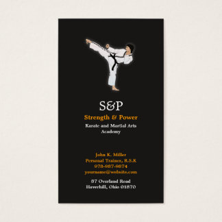 carte de visite karate
