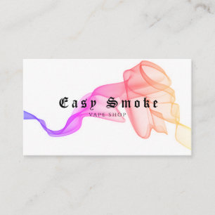 Carte de visite de la boutique de vapotage Corolfu