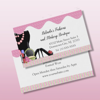 Carte de visite de la Boutique Mode femme
