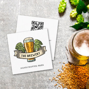 Carte de visite de la brasserie Bar Beer