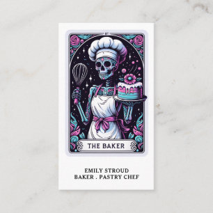 Carte de visite de la carte Tarot du traiteur Bake