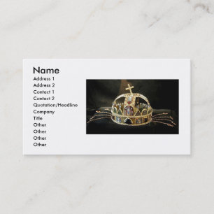 Carte de visite de la Couronne