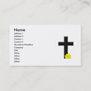 Carte de visite de la Croix-Noire